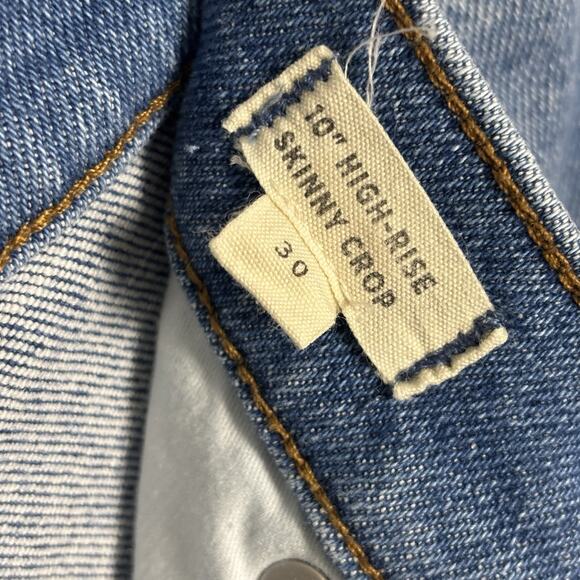 2-Pack Madewell Women’s Size 30 High Rise Skinny Crop Perfect Vintage Jeans Pant - Picture 7 of 16